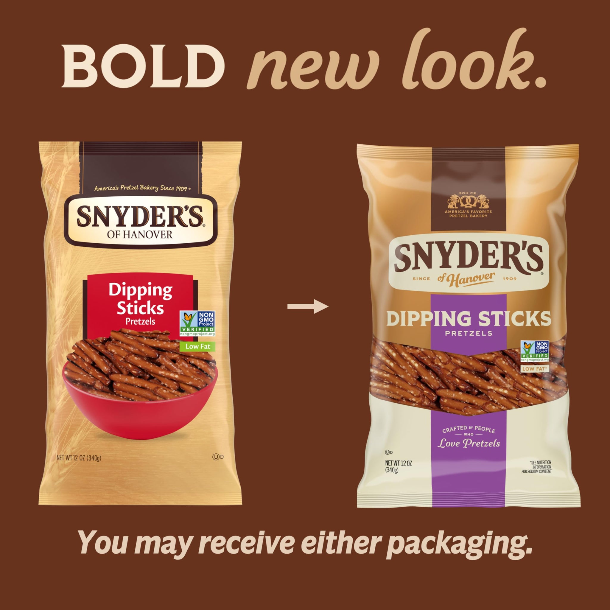 Snyder's of Hanover, Pretzel Dipping Sticks, 12 Oz Bag