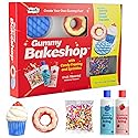 Gummy Bakeshop Candy Kit - Gummy Donut, Cookie & Cupcake Shapes with Candy Icing and Sprinkles - Flavored Candy Treat Set