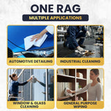 SupremePlus Premium White T-Shirt Cleaning Rags (1 lb. Bag) - White Cotton Rags for Cleaning, Staining, Painting, Oil, Grease & Dust Removal - Shop