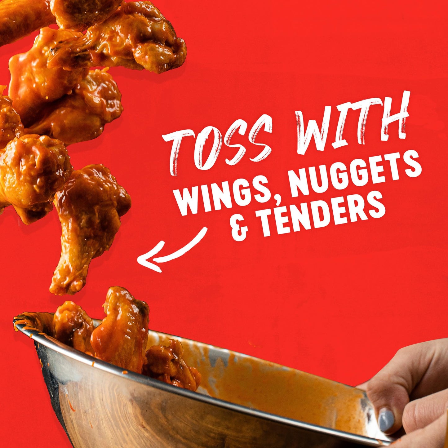 Frank’s RedHot Wing Sauce & Dip, Spicy Maple, Moderate Heat, Toss, Top or Dip with Wings, Chicken Nuggets, Chicken & Waffles, Breakfast Casseroles