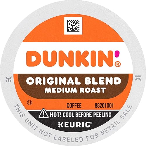 Dunkin' Donuts, Dunkin Donuts Coffee Medium Roast Original Blend K-Cup Pods, 10 Count