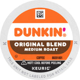 Dunkin' Donuts, Dunkin Donuts Coffee Medium Roast Original Blend K-Cup Pods, 10 Count