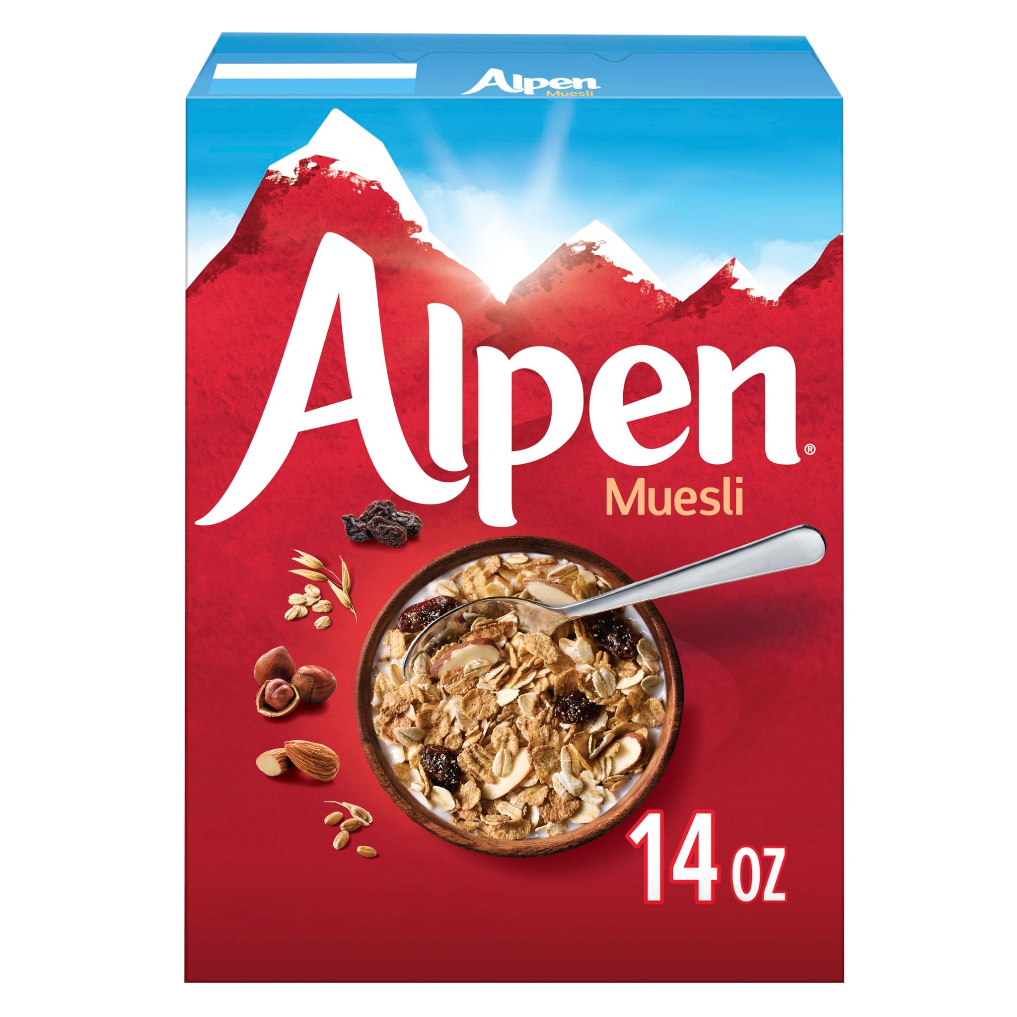 Alpen Muesli Original Cereal, 14 oz Box