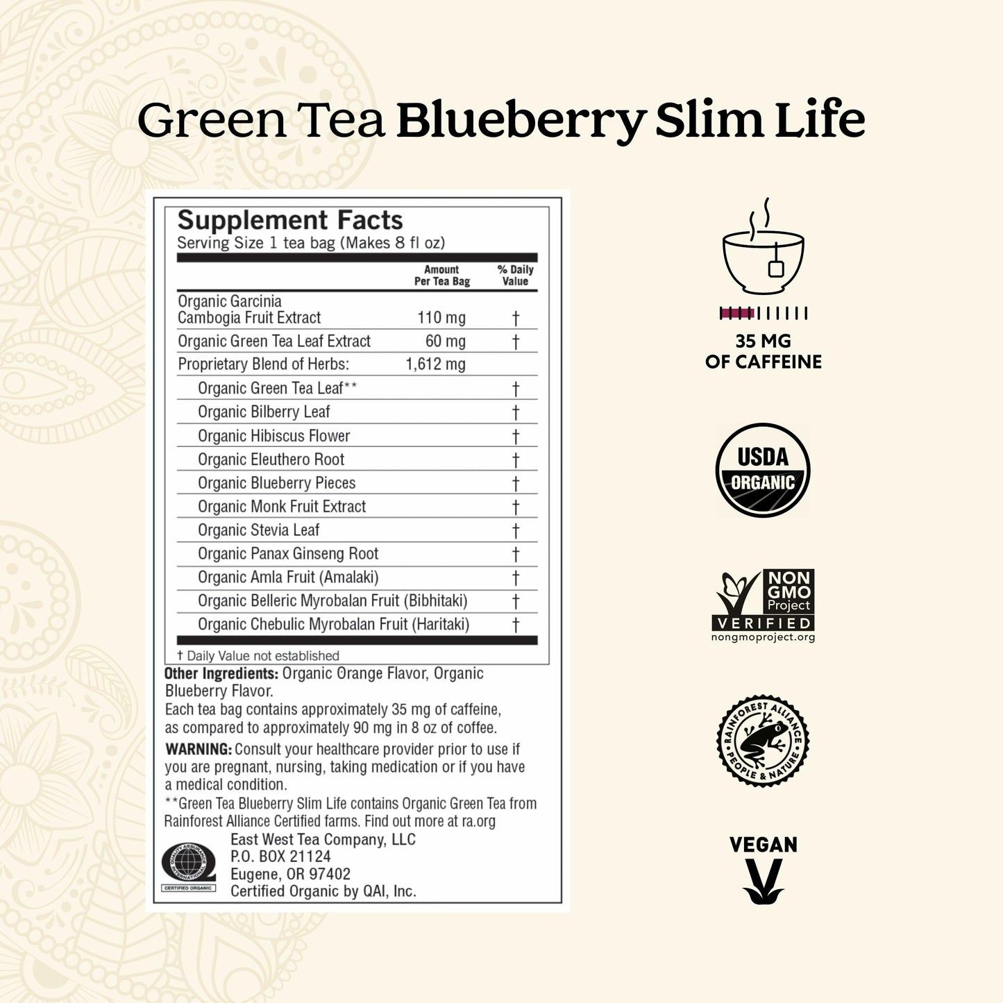 Yogi Tea Variety Pack - 16 Bags per Pack (4 Packs) - Organic Black, Green & Herbal Teas - Includes Bedtime, Ginger, Green Tea Blueberry Slim Life