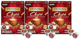 Twinings Chai Black Tea K-Cup Pods for Keurig Brewers, 72 Count - Bold & Spiced Blend with Cinnamon, Cardamom, Clove & Ginger - Caffeinated
