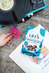 Milk Chocolate Style Covered Almonds by Lily's Sweets, Made with Stevia, No Added Sugar, Low-Carb, Keto-Friendly Christmas Candy | Fair Trade
