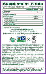 Traditional Medicinals Organic Smooth Move Peppermint Laxative Tea, 16 Tea Bags (Pack of 1)