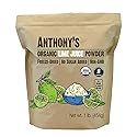 Anthony's Organic Lime Juice Powder, 1 lb, Freeze Dried, Unsweetened, Gluten Free, Non GMO