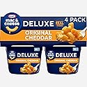 Kraft Deluxe Mac and Cheese, 4 Cups, for Easy Dinner or Dinner Sides, Original Flavor, No Artificial Flavors or Dyes, 2.39 oz