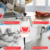 Lucasol Pump Up Sprayer for Large-Area Disinfecting, Easy Handheld Empty Spray Bottle for Salon & Spa Multi Purpose Sanitizer - 48 Fl Oz Capacity