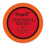 Prospect Tea Co. Peppermint Heights Herbal Tea Pods Compatible with K Cup Brewers Including 2.0, 40 Count