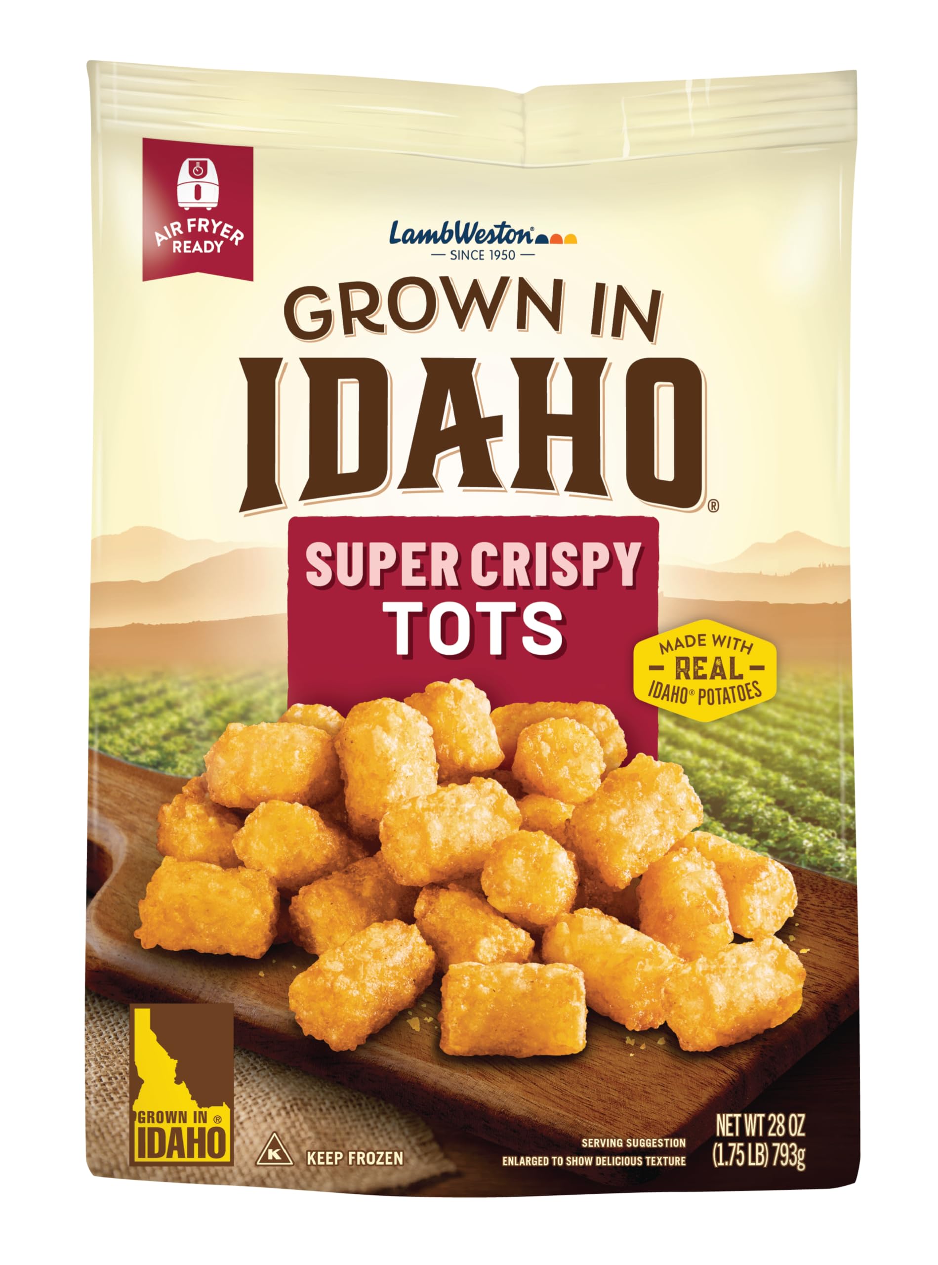 Grown in Idaho Crispy Potato Puffs, 28 oz (Frozen)