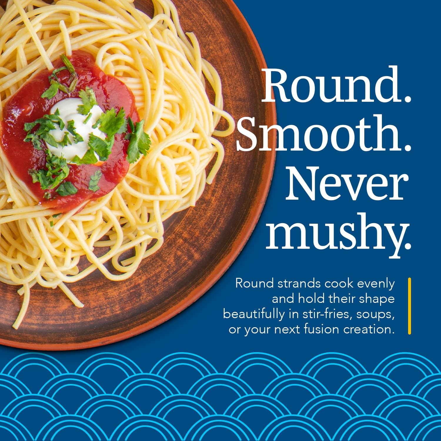 A Taste of Thai Spaghetti Rice Noodles (Thin & Straight Cut)| Restaurant-Quality Thai Flavor in Minutes | Vegan, Gluten-Free, Wheat Free, Non-GMO|