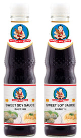 Healthy Boy Thai Sweet Soy Sauce (White Label), 14 Ounces, Product of Thailand (Pack of 2)