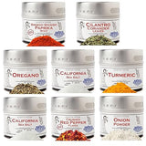Pantry Starter Kit | Gourmet Spices And Salt Collection | All Natural, Non GMO Herbs & Spices Gift | Hand Crafted in Small Batches | Ultra Premium