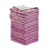 OstWony 12PCS Kitchen Towels Dish Towels, Multipurpose Reusable Dish Cloths, Double-Sided Microfiber Cleaning Rags for Furniture, Tea, Bowl, 10x 6