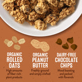 Healing Home Foods Variety P-Nutty Chip, Almond Butter Chunk, Cashew Coconut Crunch, Gluten Free Granola Mix, Low Sugar Granola Clusters, Vegan