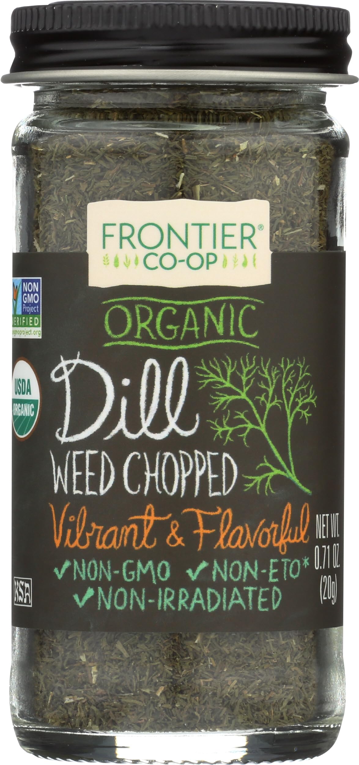 Frontier Herb Bottle Dill Weed, 0.71 oz