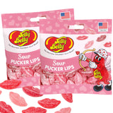 Sour Pucker Lips | Lip-Shaped Sour Gummies | 2 Pack, 2.8 oz Each | Valentine, Gifting, and Snacking