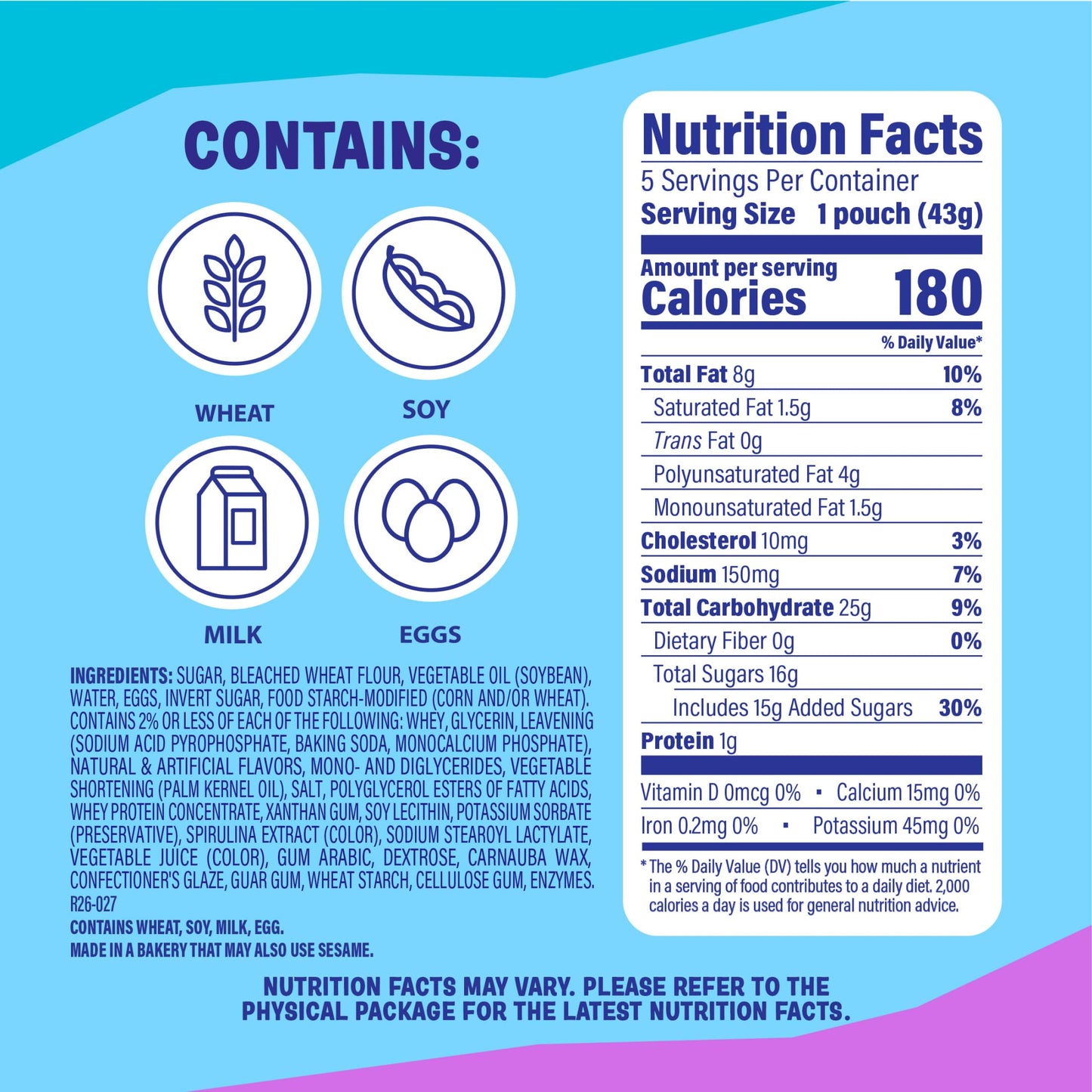 Little Bites Party Cake Muffins, 5 individual packs, (1.5 oz each), Cake and Sprinkles Mini Muffins, 7.5 oz Multipack