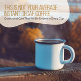 La Republica Organic Decaf Instant Coffee (35 Servings), Colombian Medium Roast, Toasted Caramel, Fair Trade, Low-Acid