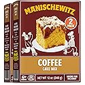 Manischewitz Coffee Cake Mix 12oz (2 Pack) | Kosher for Passover | Baking Pan Included | Dairy Free | Grain Free