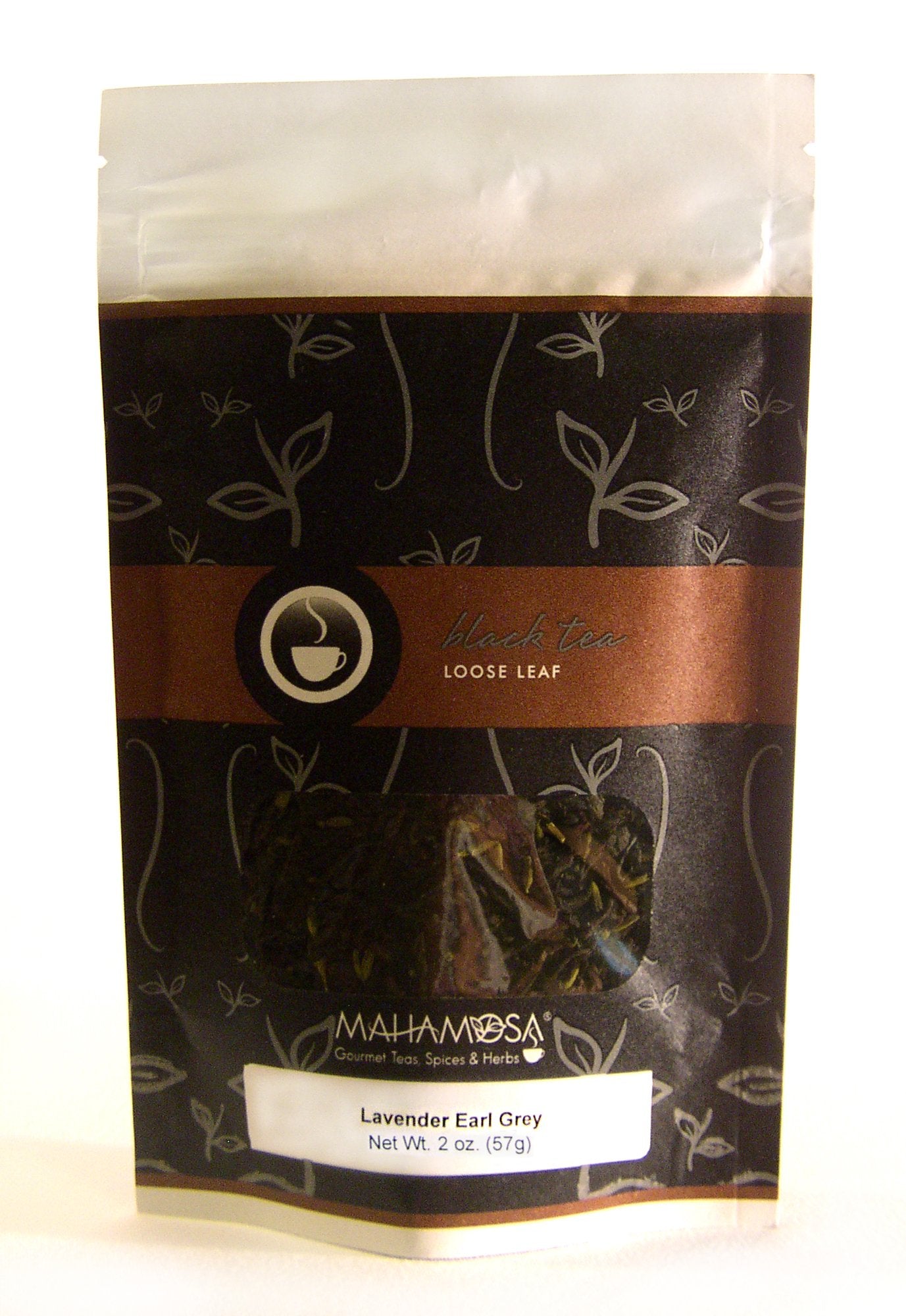 Mahamosa Black Earl Grey Tea Loose Leaf (Looseleaf) - Lavender Earl Grey 2 oz