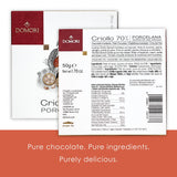 Domori Porcelana 70% Dark Chocolate 5 Pack - Italian Chocolate - Bean-to-Bar, Direct Sourced - Gluten-Free, Vegan - Bundle