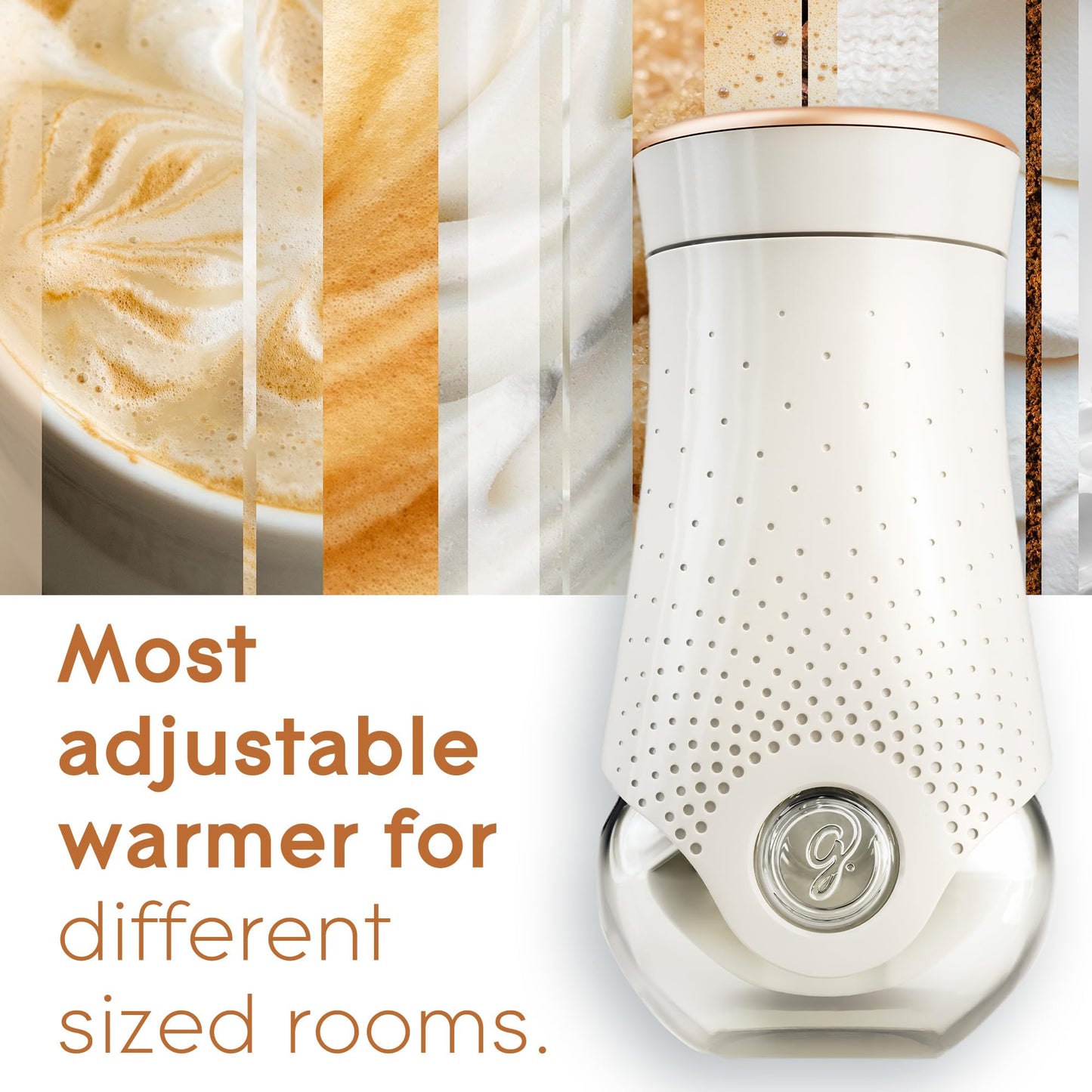 Glade PlugIns Refills Air Freshener, Scented and Essential Oils for Home and Bathroom, Cozy Vanilla Cappuccino, 4.69 Fl Oz, 7 Count