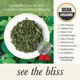 Wild Bliss Organic Red Raspberry Leaf Tea for Pregnancy and Menstrual Support - Loose Leaf Herbal Tea - 1.76 Oz - 25 Servings