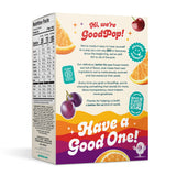 Goodpop, Organic Assorted Freezer Pops - 100% Fruit Juice, No Artificial Dyes or Flavors, No Added Sugar, 6 Count