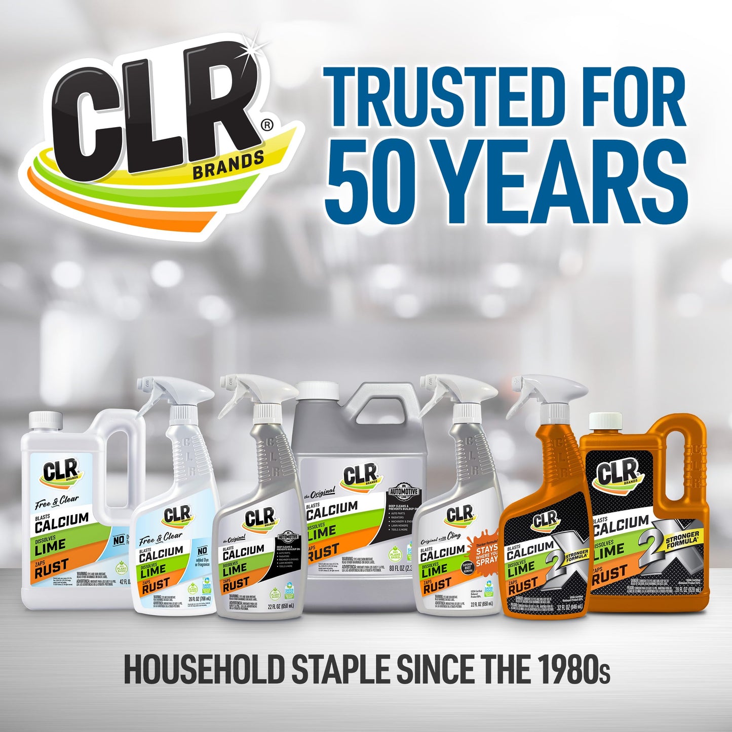 CLR Brands 2X Calcium Lime and Rust Remover - 28oz Jug