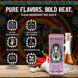 Hot Mama Salsa Fermented Fresno Chili - A Chili Hot Sauce with Natural Ingredient Rich in Antioxidants, Low Calorie, No Preservatives, Additives, or