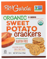 RW GARCIA Organic Sweet Potato Crackers, 5.5 OZ