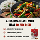 Muso From Japan - Organic Umami Chili Puree, Japanese Flavor Enhancer, USDA Organic, Ideal for Sauces, Marinades, Cooking - 5.2 oz (Pack of 1)