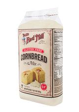 Bob's Red Mill Gluten Free Cornbread Mix, 20oz (Pack of 1) - Gluten Free, Kosher, Package makes one 9”x9” Pan or 12 Muffins - Moist, Light Texture