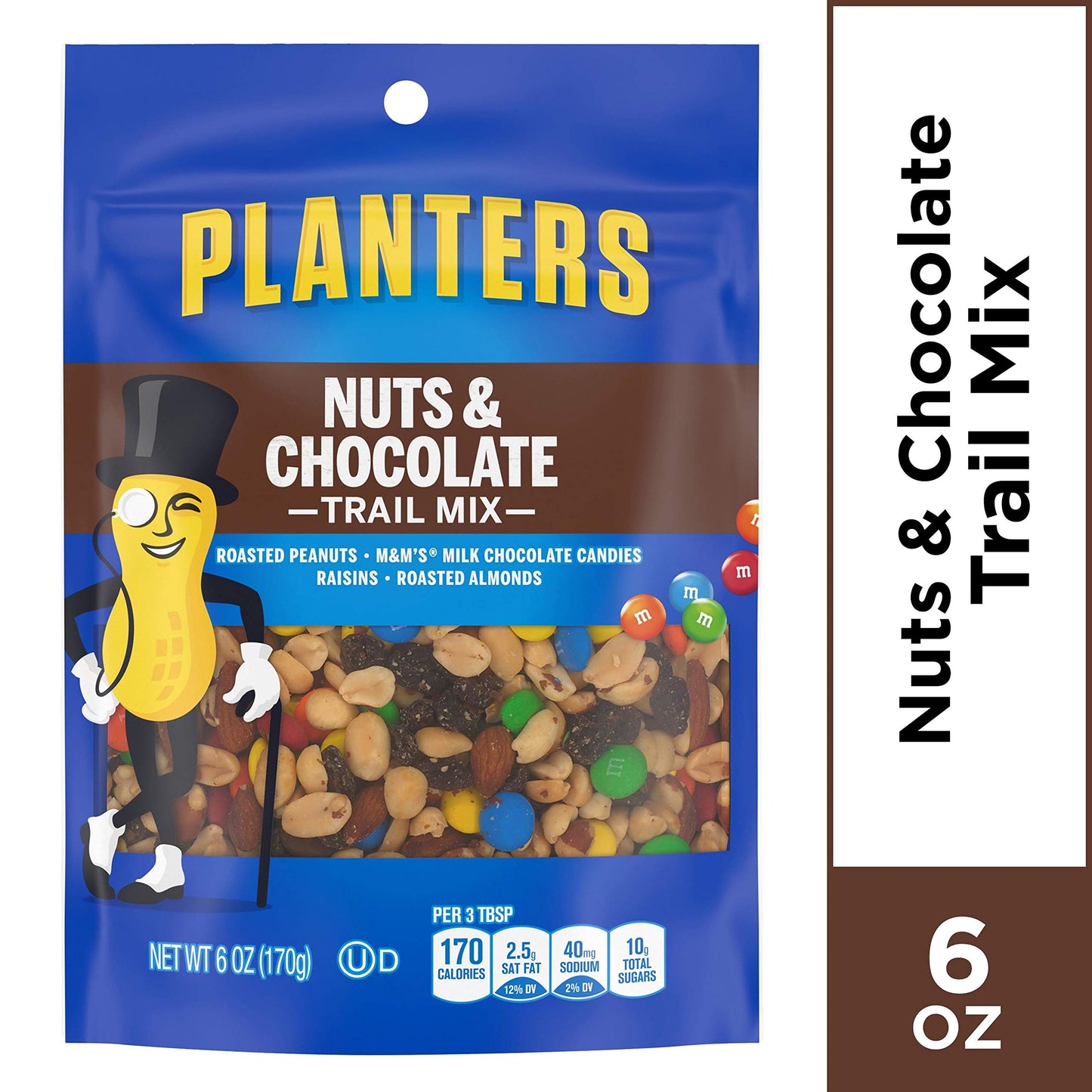 Planters Nuts & Chocolate M&M's Trail Mix (6 oz Pouch)
