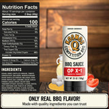 Kosmos Q New OP X-1 Secret BBQ Sauce, Award-Winning Backyard Barbecue Sauce Flavor for Ribs, Chicken, Brisket, Pork & More, Sweet & Smoky BBQ Flavor