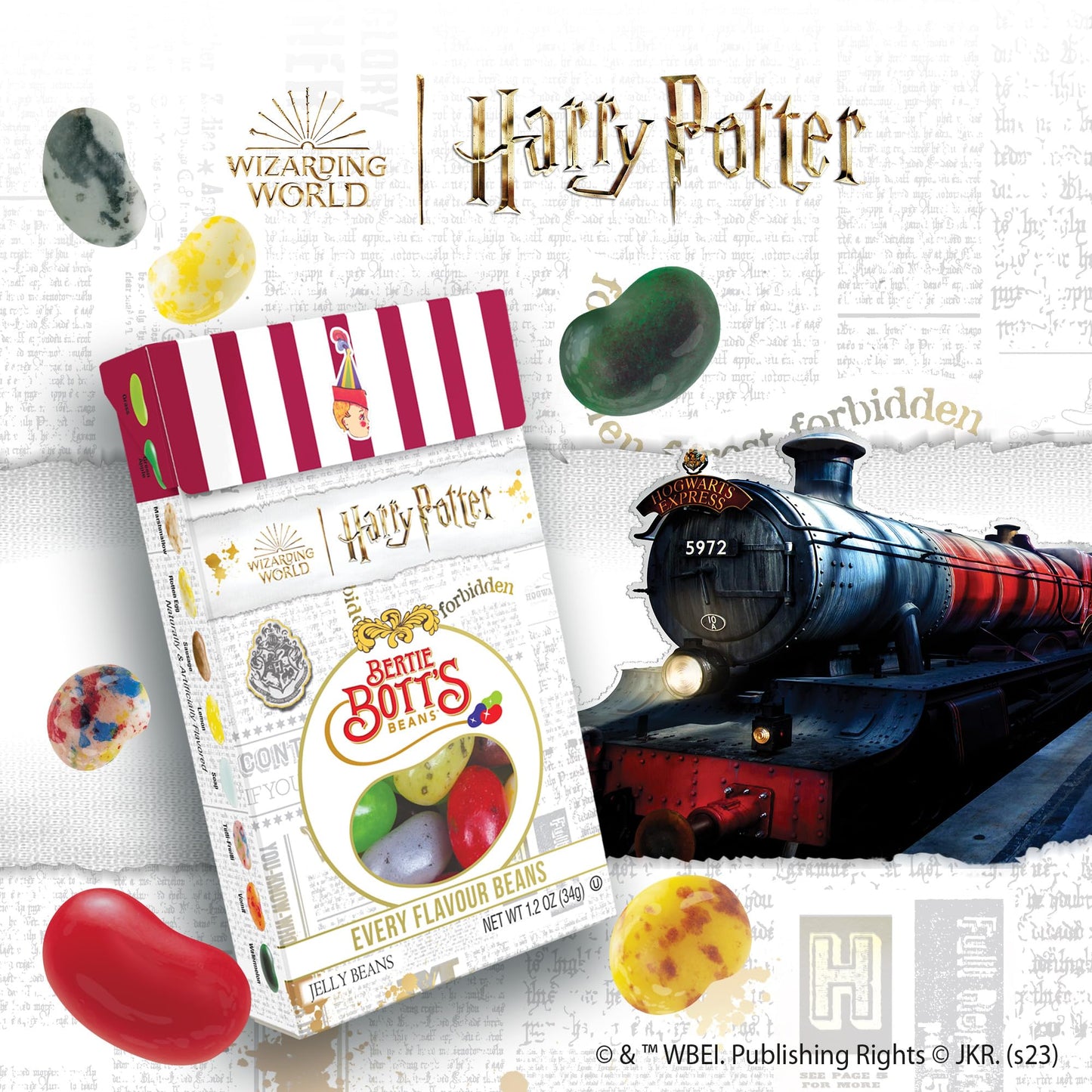 Bertie Bott's Every Flavour Beans Jelly Beans Harry Potter 4 pack