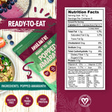 Amaranthy Ready-to-eat Popped Amaranth Bag (3.53 oz) - High Protein Grain - Low Calorie - Vegan (1. Popped Bag 3.5 oz.)