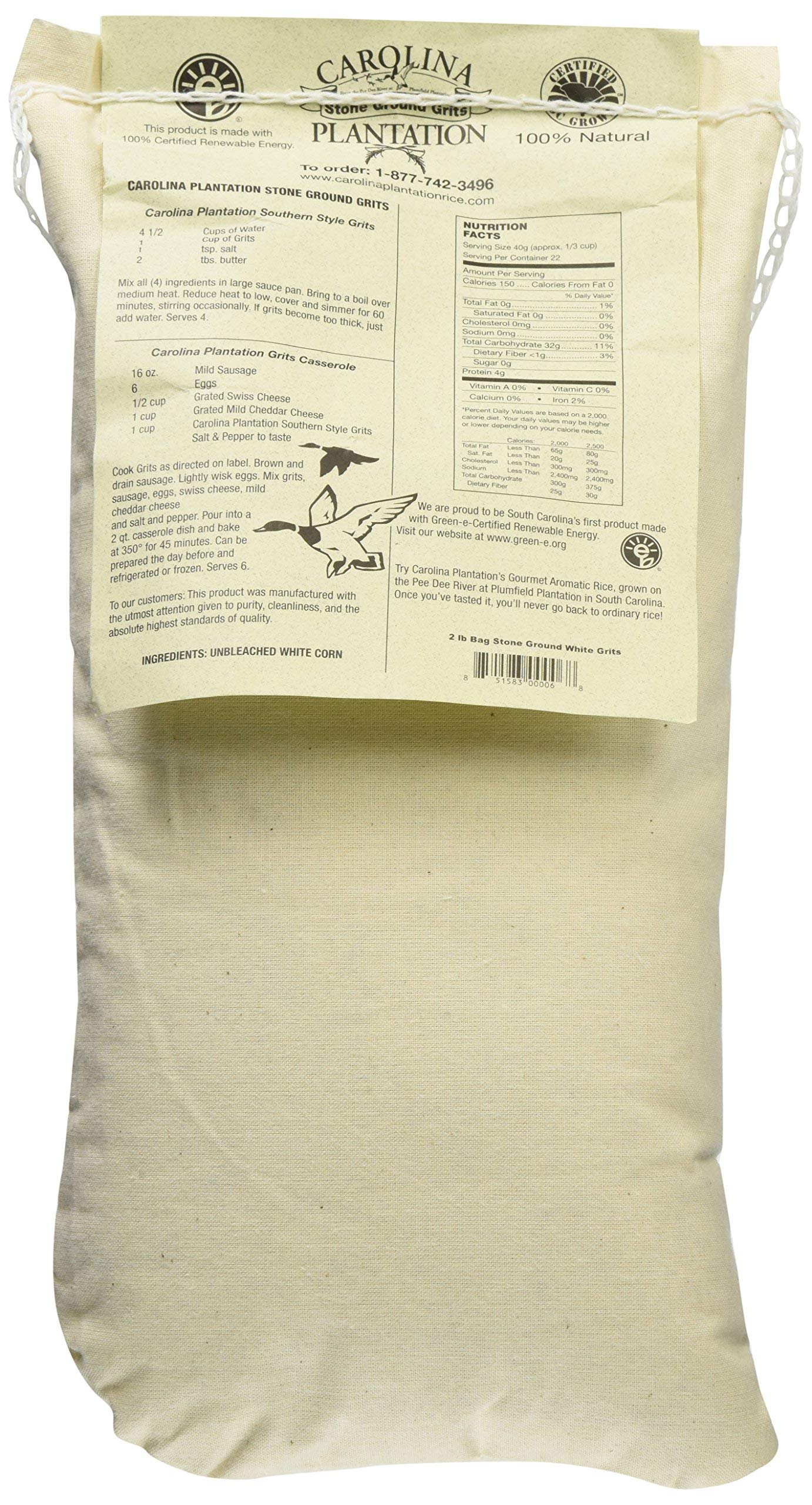 Carolina Plantation, Grits Stone Ground, 32 Ounce