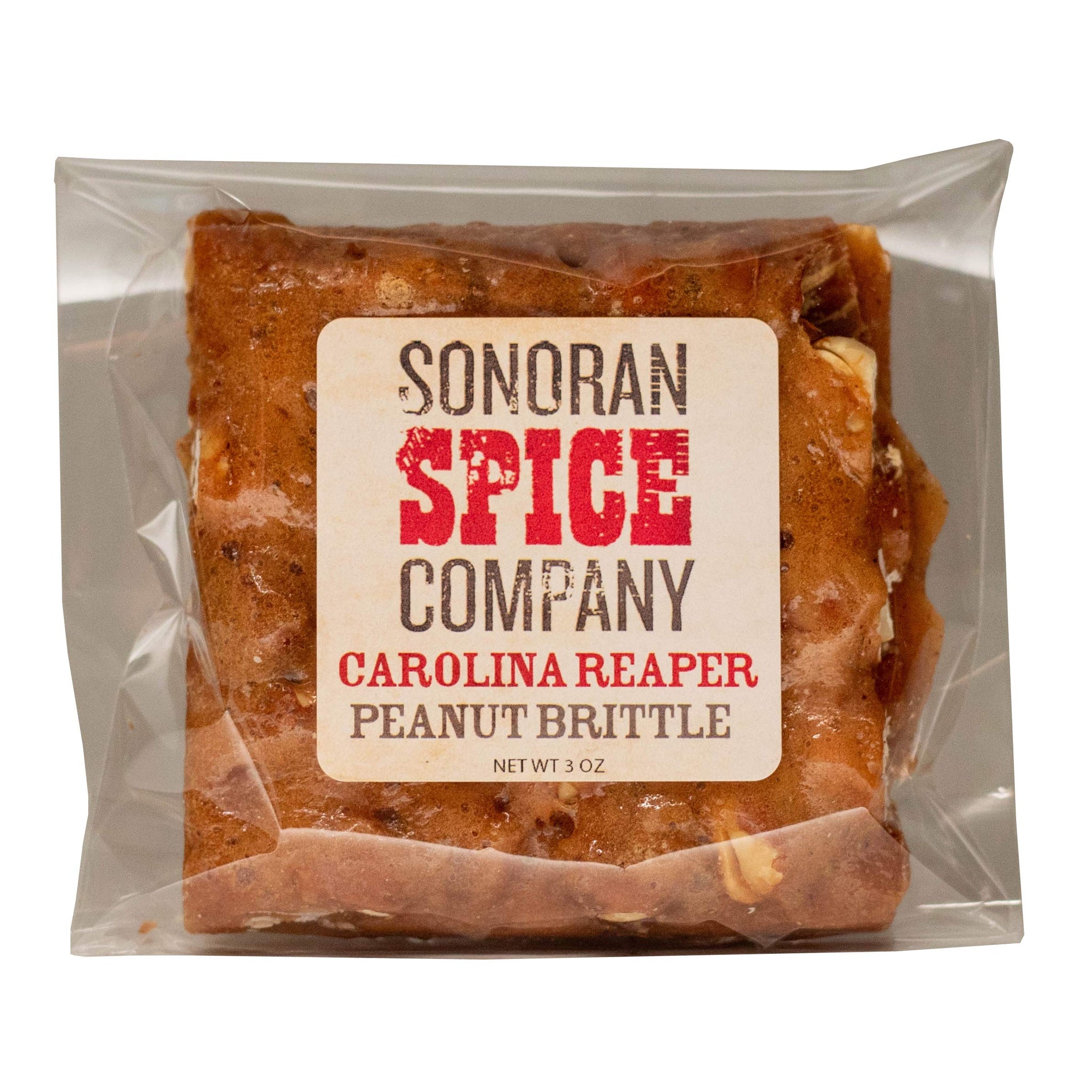 Carolina Reaper Spicy Peanut Brittle