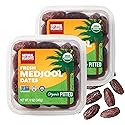 Natural Delights Organic Medjool Dates Pitted - USDA Certified Organic Fruit, Good Source of Fiber & Potassium, Naturally Sweet, Snack for On-the-Go