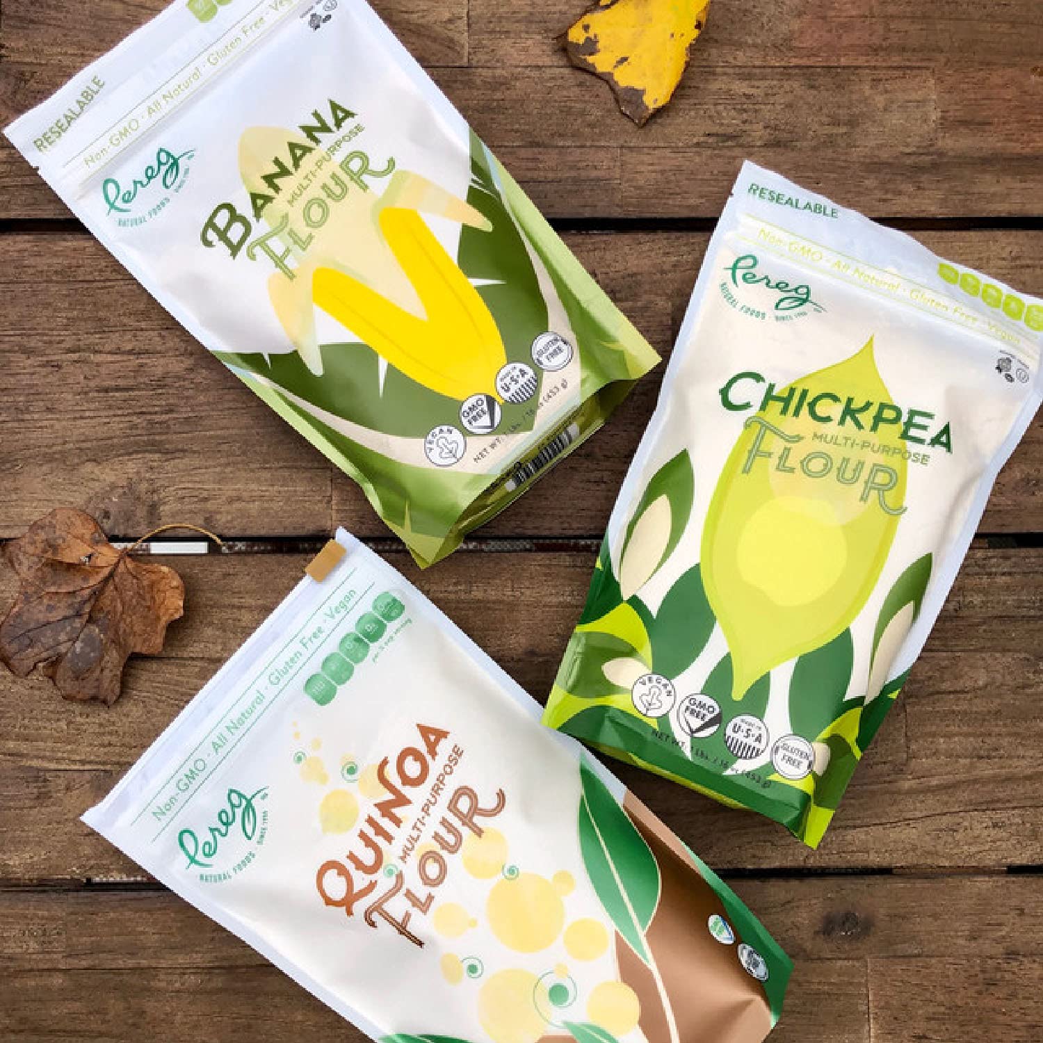 Pereg Chickpea Flour (16 Oz) - Multipurpose Flour - Naturally Gluten Free - Non GMO - For Cooking, Baking, Coating & Thickening - Ground Gram Flour