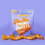 SmartSweets Caramel Candies, 1.6oz (Pack of 12), Creamy Candy with Low Sugar (1g), Low Calorie (140), Plant Based, Gluten Free, No Artificial Colors