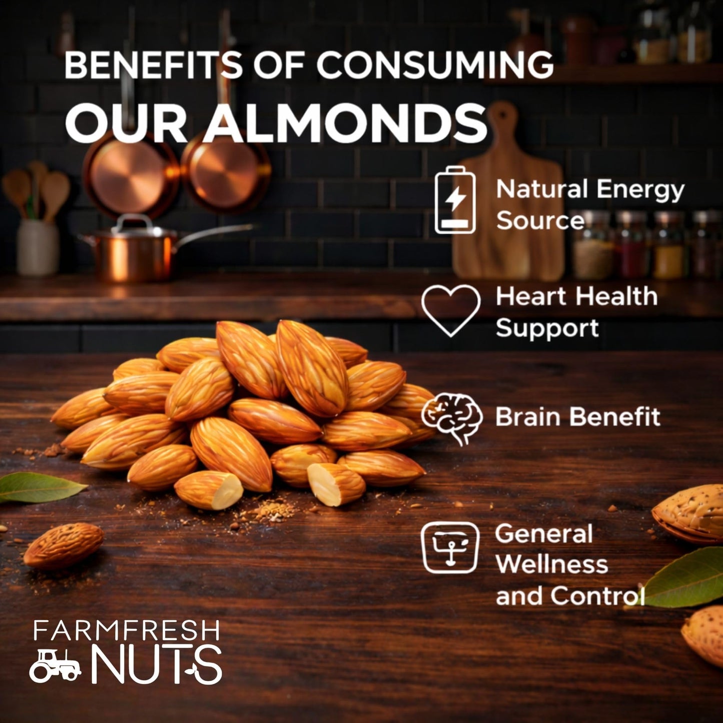 Dry Roasted California Almonds with Healthy Himalayan Salt (1 LB) - Vegan & Keto Friendly - Roasted to Perfection - Super Crunchy - Farm Fresh Nuts