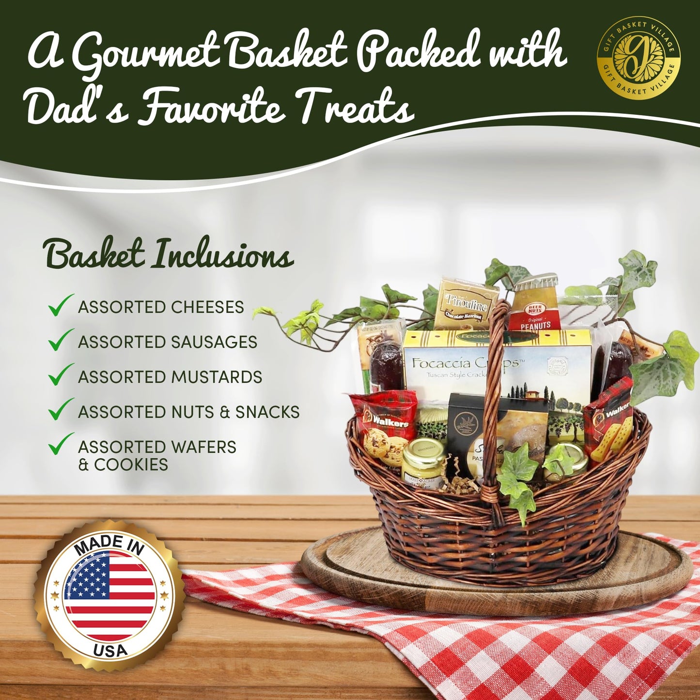 Gift Basket Village Dad's Favorite Medium Gift Basket