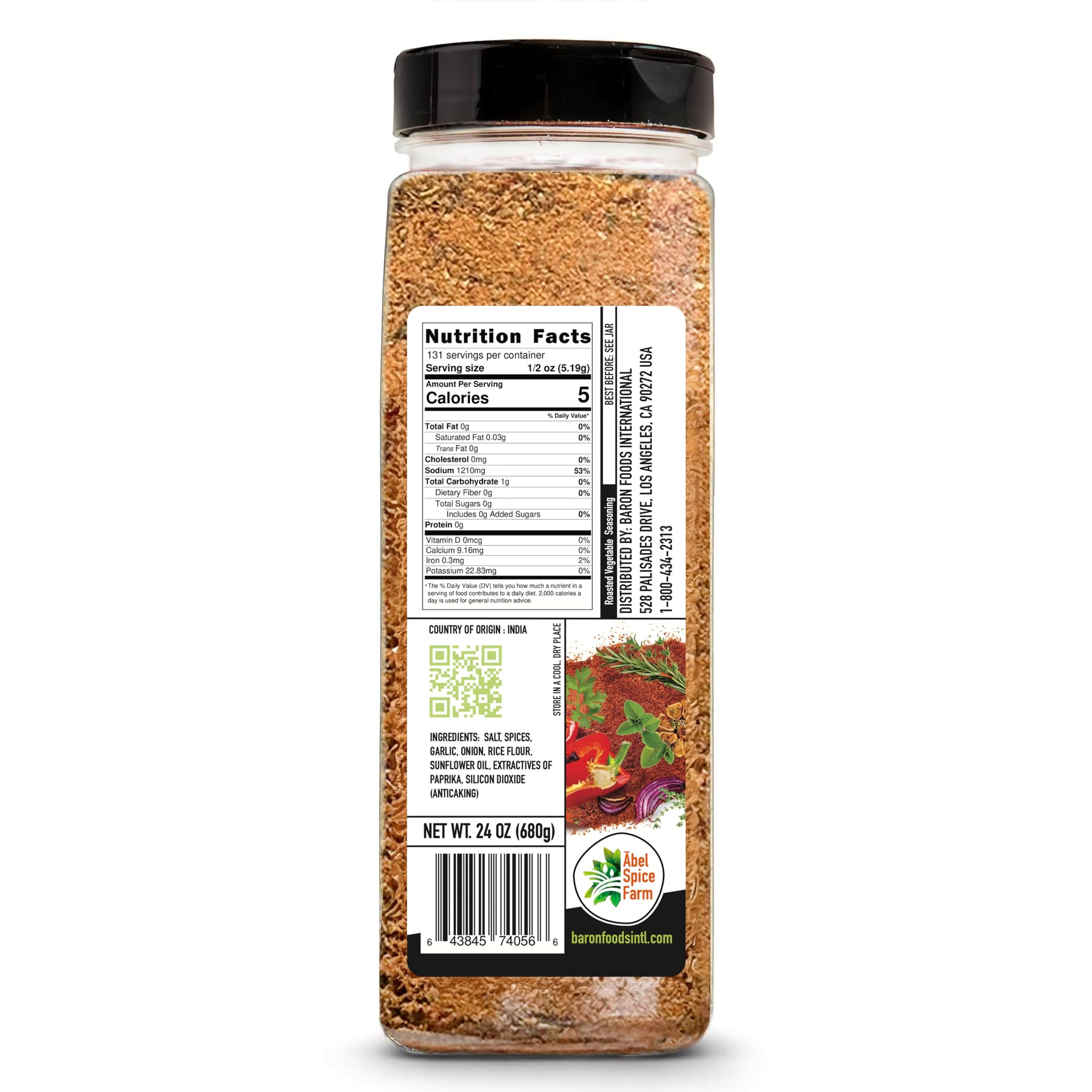 ?bel Spice Farm Roasted Vegetable Seasoning, 24 oz - Savory Blend of Garlic, Onion & Herbs for Oven-Roasted Veggies - All-Natural, Kosher, Non-GMO