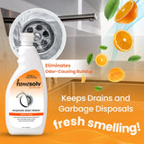 Homesolv Enzyme Drain Cleaner & Build Up Remover (Citra Drain), Valencia Orange, 22 Fluid Ounces