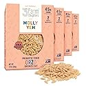 Three Farm Daughters X Molly Yeh High Fiber Orzo Pack, Irresistible, Low GI, Non GMO Orzo Pasta Noodles, Low Net Carb, Made in the USA from Just 2